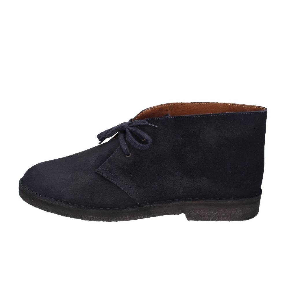 scarpe uomo IRWIN DANKS stivaletti blu camoscio EY123 Nuova