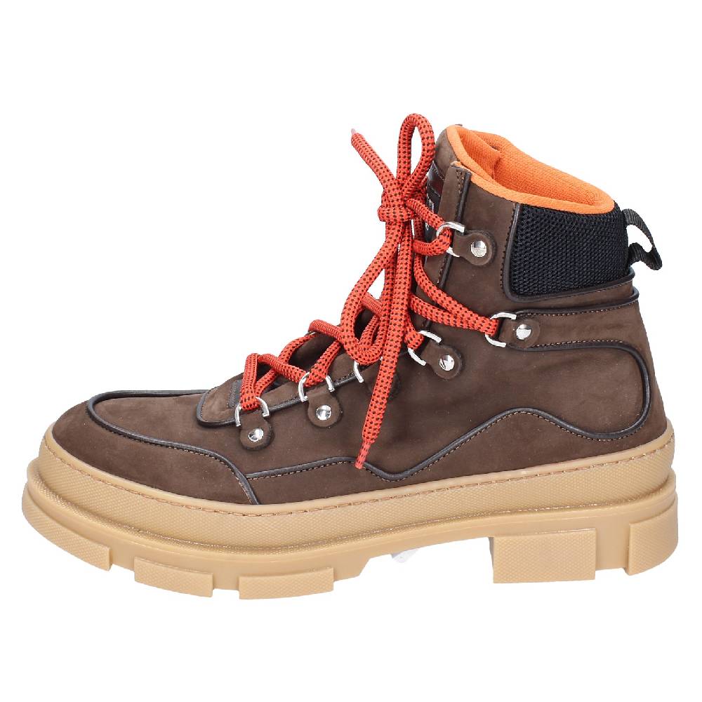 scarpe uomo STOKTON stivaletti marrone pelle nabuk EY849 2025