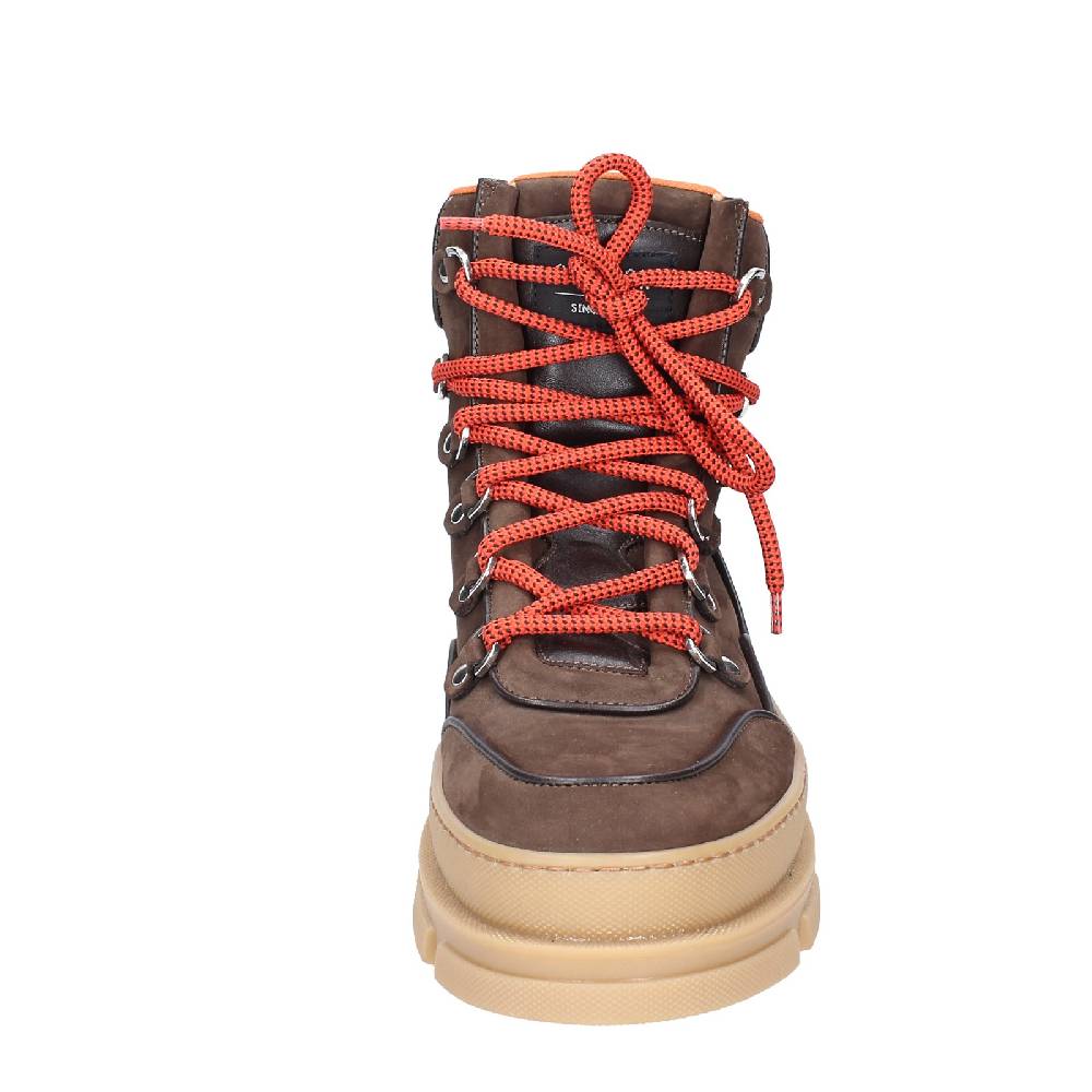 scarpe uomo STOKTON stivaletti marrone pelle nabuk EY849 2025