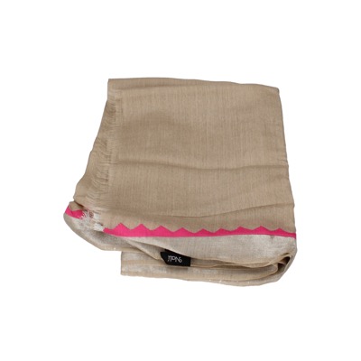 pareo donna NALI' beige seta rosa AF446 Shopping Online