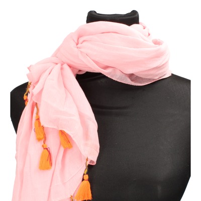 pareo donna NALI' rosa cotone AF449 Sottocosto
