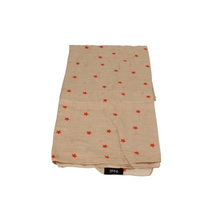 pareo donna NALI' beige cotone arancione AF422 Sconto