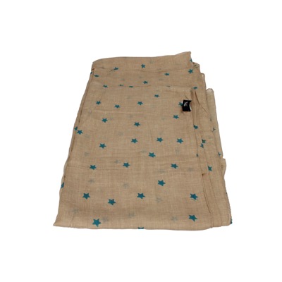 pareo donna NALI' beige cotone verde AF423 Offerta