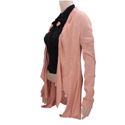 cardigan donna TAVIANI 42 rosa viscosa AN699 Outlet