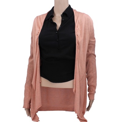 cardigan donna TAVIANI 42 rosa viscosa AN699 Outlet
