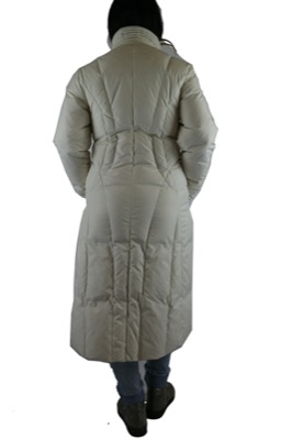 giubbotto donna CIPRES 44 beige poliestere AK227 Nuova