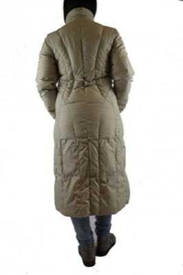 giubbotto donna CIPRES 44 beige poliestere AK227 Nuova