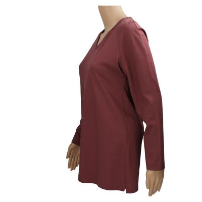 maglia donna GENTRY PORTOFINO viola cotone AM492 Italy