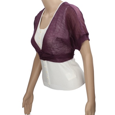 coprispalle donna 11.04 MILANO 42 viola acrilico AN798 Promozione