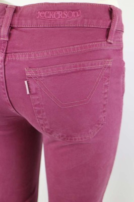 pantaloni donna JECKERSON 25 rosa fucsia cotone AM198 Qualità Garantita