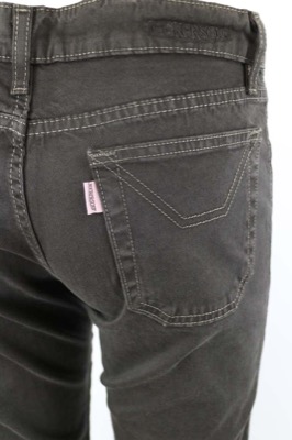 pantaloni donna JECKERSON 26 marrone cotone AM200 Negozi Online