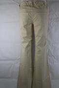 pantaloni donna FRANKIE MORELLO 30 beige cotone AM366 Acquista Ora