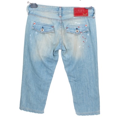 pantaloni donna STAFF JEANS & CO. 27 celeste cotone AR822 Novità