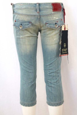 pantaloni donna STAFF JEANS & CO. 27 celeste cotone AR822 Novità
