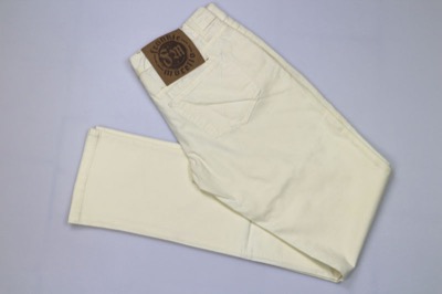 pantaloni donna FRANKIE MORELLO 29 beige cotone AN150 Presa
