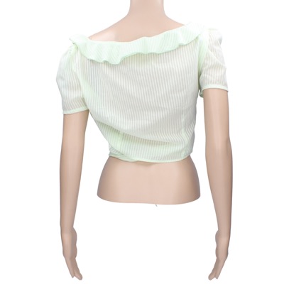 maglia donna ROCCOBAROCCO 42 verde poliestere cotone AP37 Vendita Calda