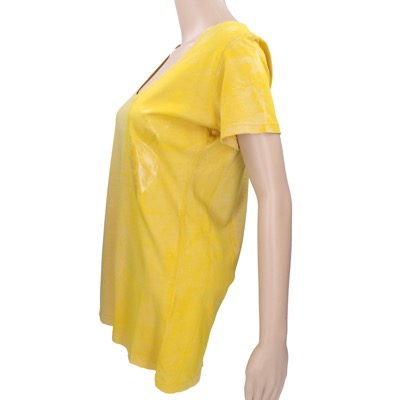 maglia donna ISHIKAWA tg. M giallo cotone AR113 Vendita Economica