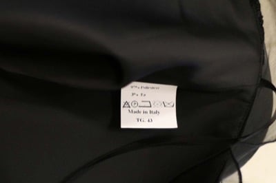 vestito donna ALTHEA 43 nero poliestere AM334 Nuova