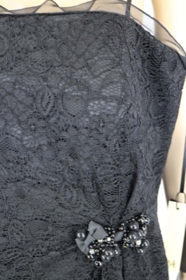 vestito donna ALTHEA 43 nero poliestere AM334 Nuova