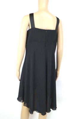 vestito donna ALTHEA 55 nero viscosa AM554 Moda