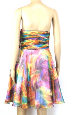 vestito donna ANTONIO NOTARO 50 multicolore poliestere AM437 Italy