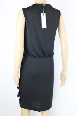 vestito donna BIANCOGHIACCIO S nero poliestere AM210 Italia