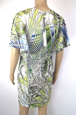 vestito donna BIANCOGHIACCIO 40 multicolore poliestere AM443 In Linea