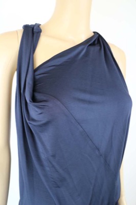 vestito donna ECLA 40 blu acetato AM447 Soddisfazione Garantita
