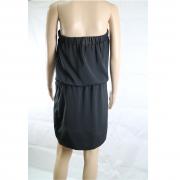 vestito donna BIANCOGHIACCIO nero poliestere AM449 Promozione Limitata