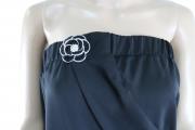 vestito donna BIANCOGHIACCIO nero poliestere AM449 Promozione Limitata