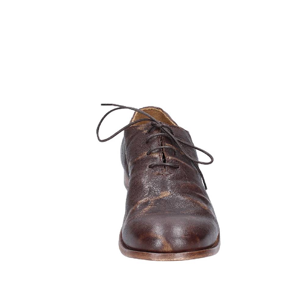 scarpe donna MOMA classiche marrone pelle oro 39406A VINTAGE EX449 Sottocosto
