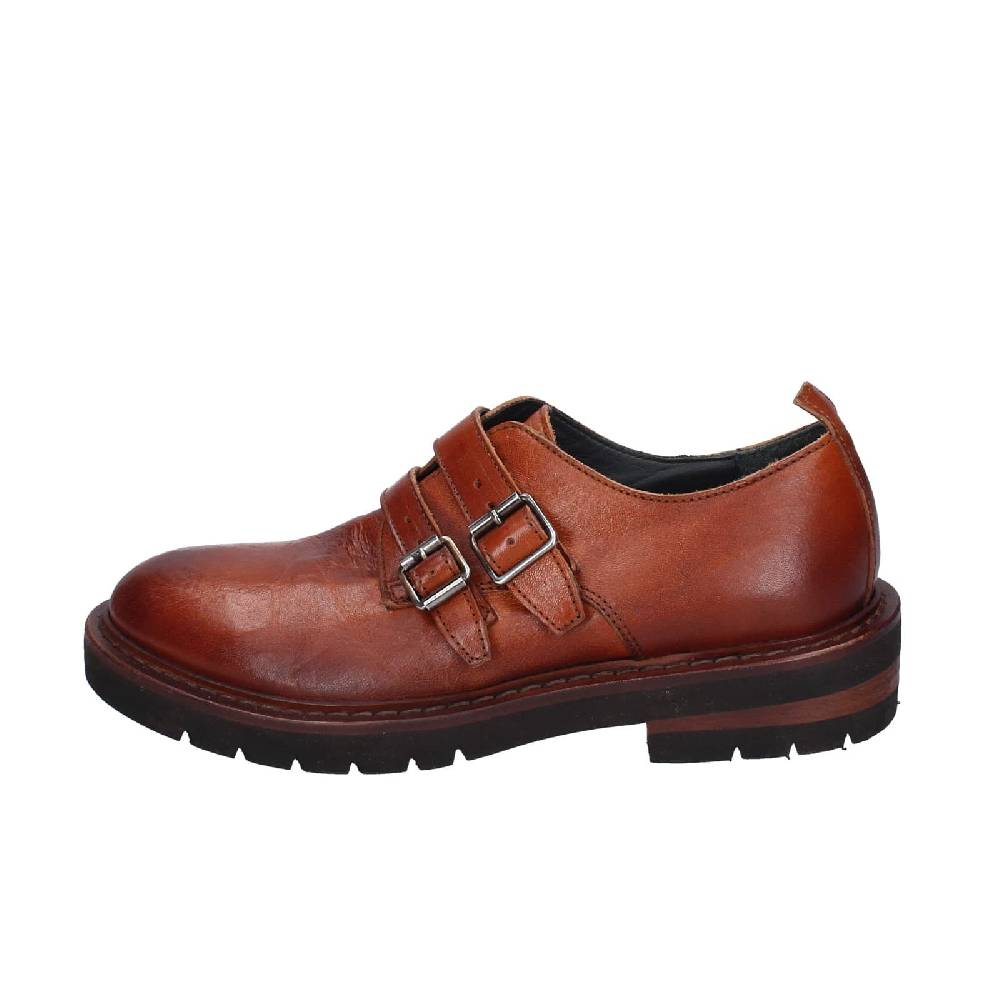 scarpe donna MOMA classiche marrone pelle 84301F-VAR EY474 Novità