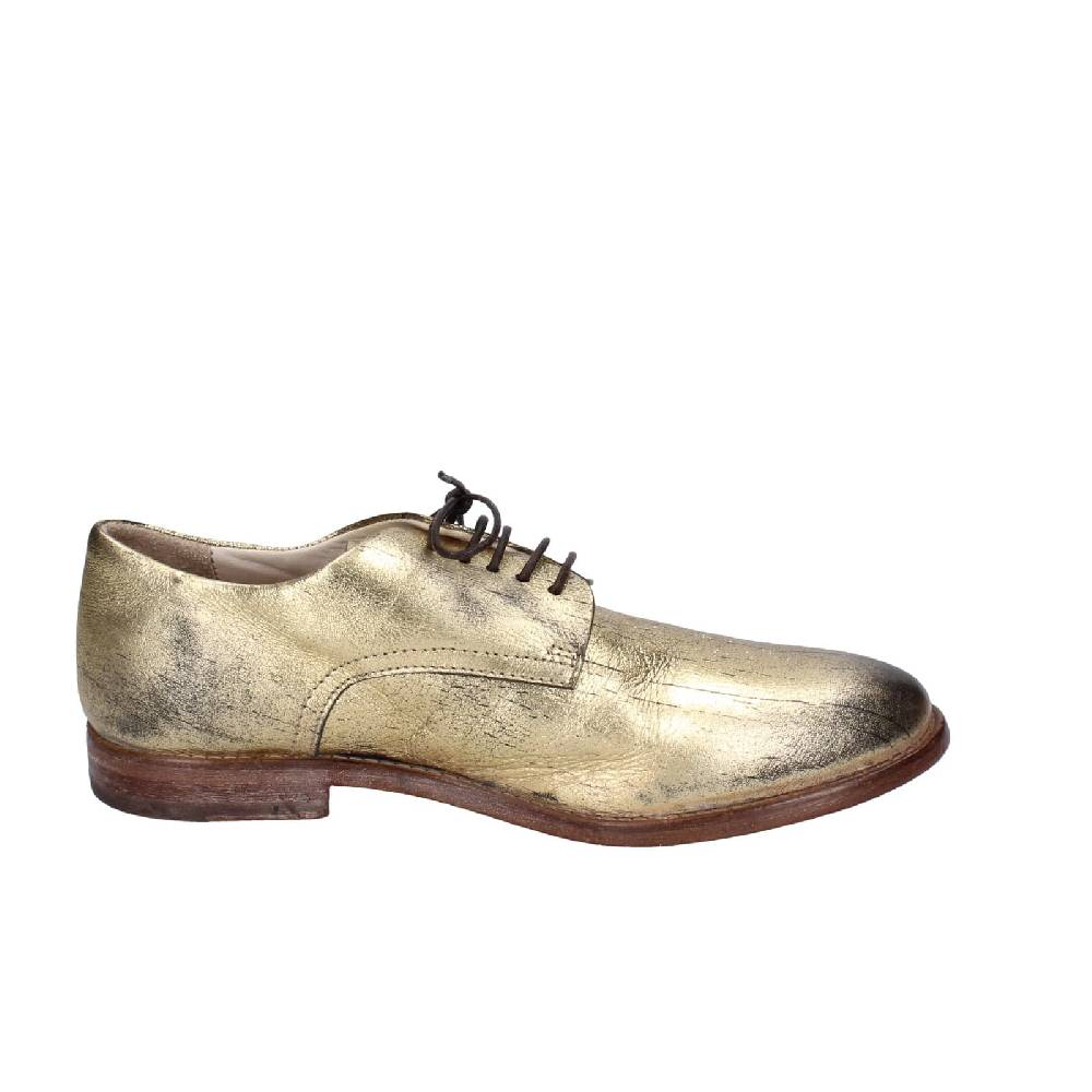 scarpe donna MOMA classiche oro pelle EZ899 Presa