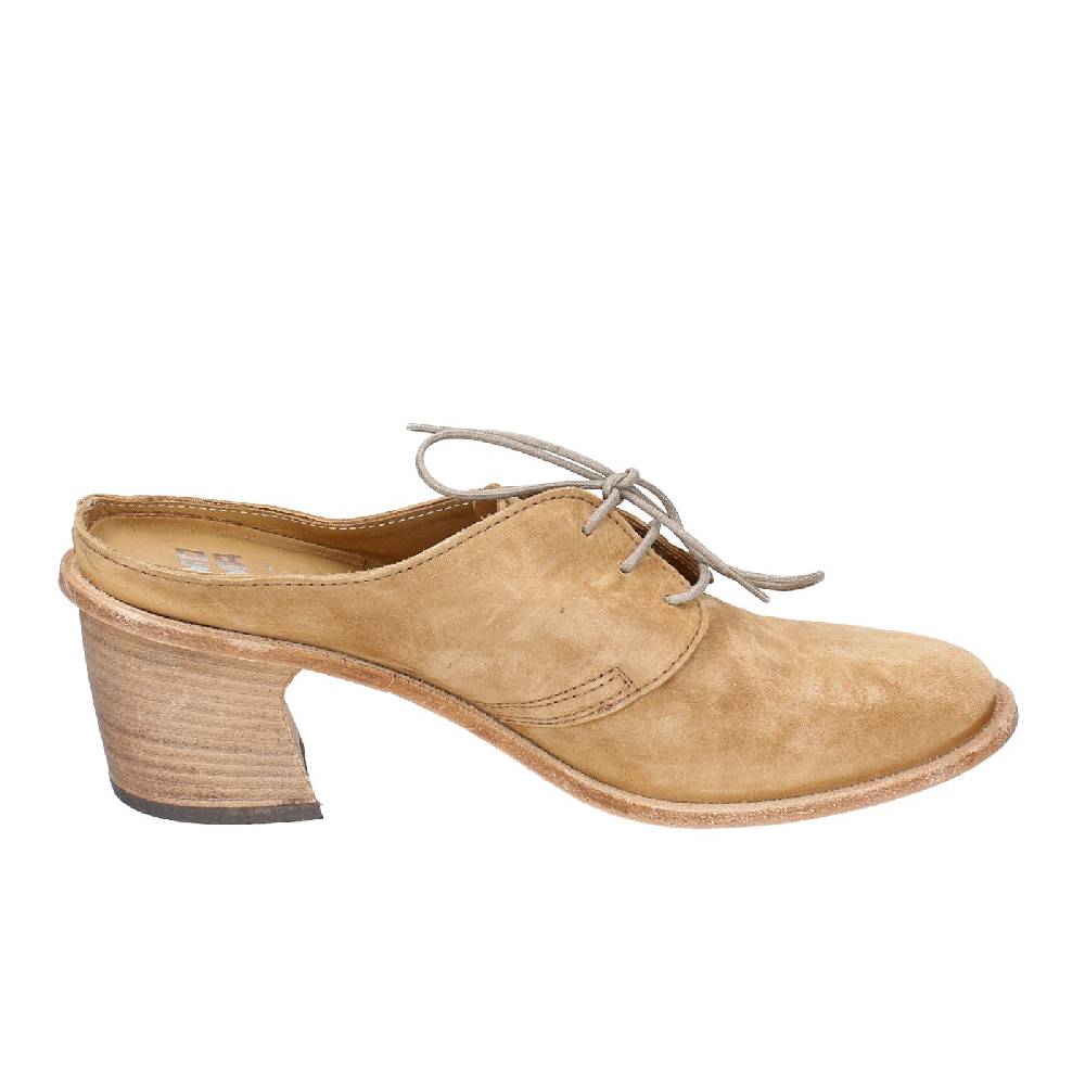 scarpe donna MOMA classiche marrone camoscio SABOT VINTAGE EX470 In Vendita