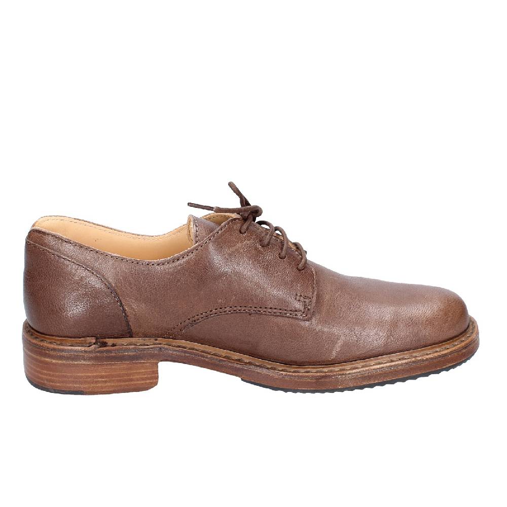 scarpe donna ASTORFLEX classiche marrone pelle EY789 Nuova