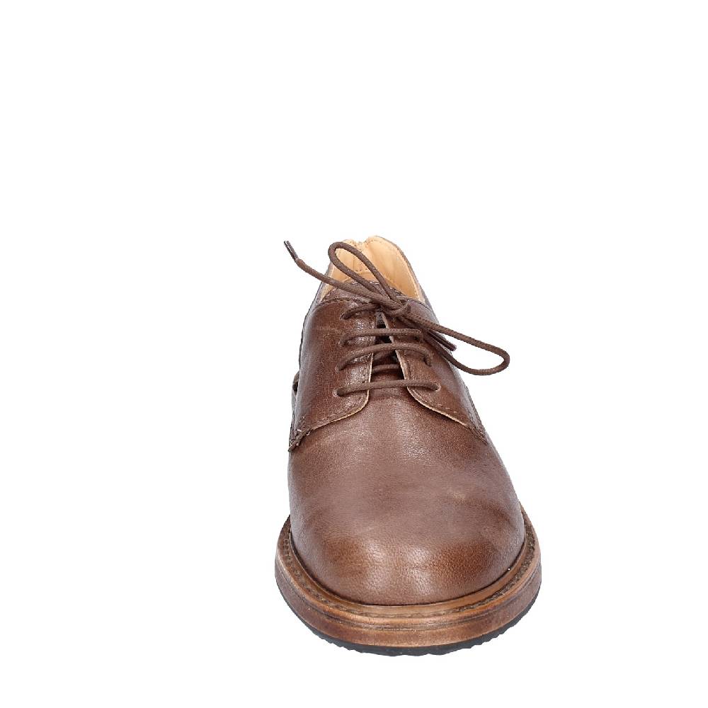 scarpe donna ASTORFLEX classiche marrone pelle EY789 Nuova