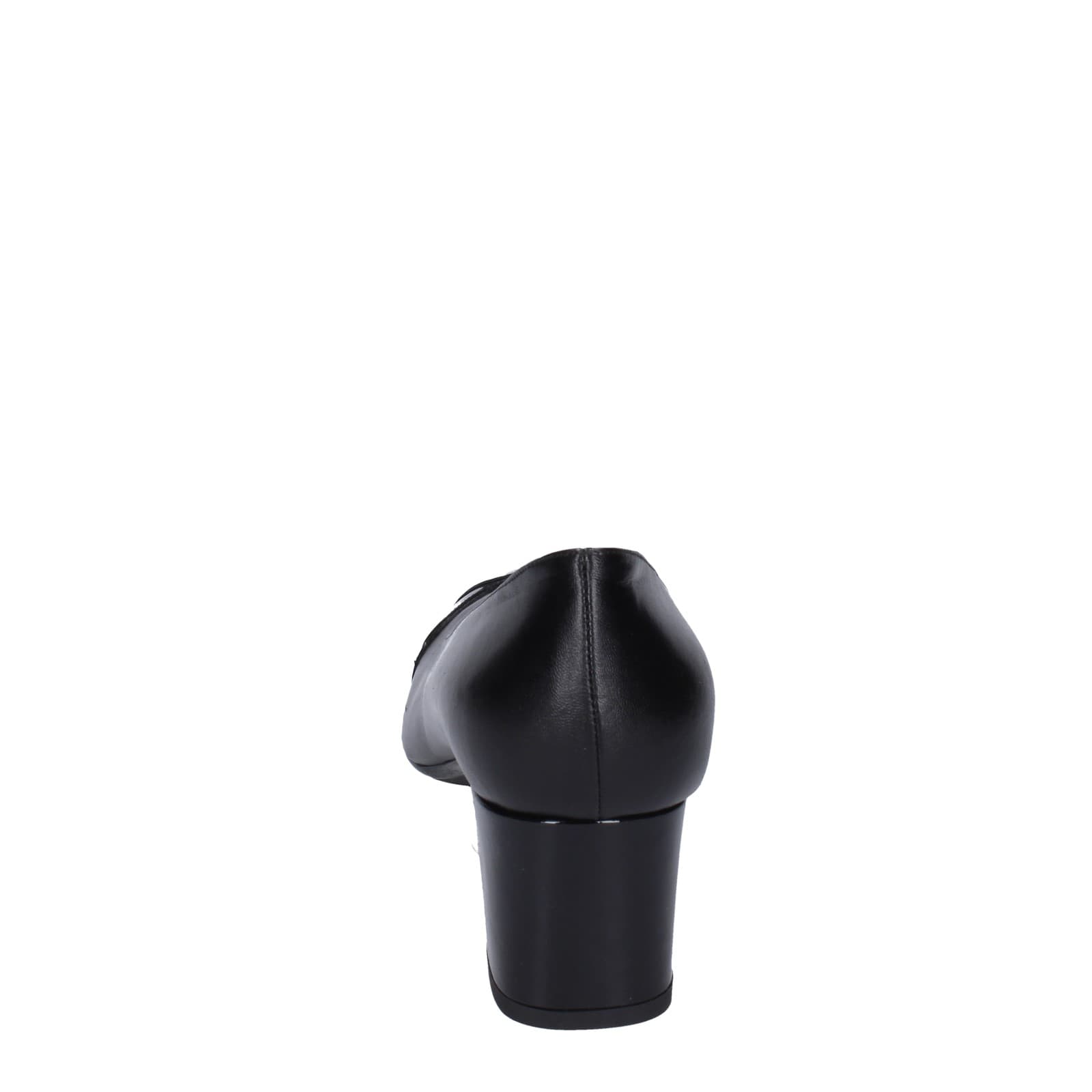 scarpe donna CONFORT decollete nero pelle vernice EZ414 Qualità