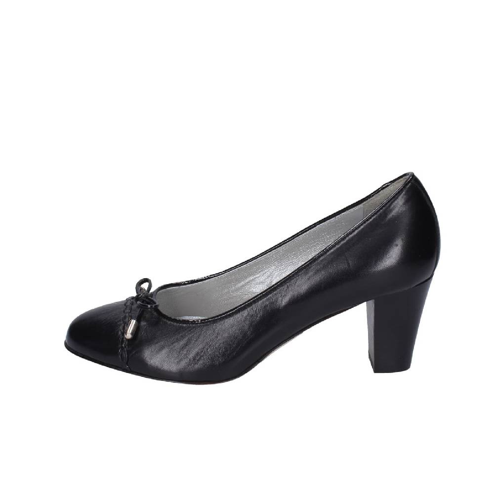 scarpe donna CONFORT decollete nero pelle EZ412 Promozione