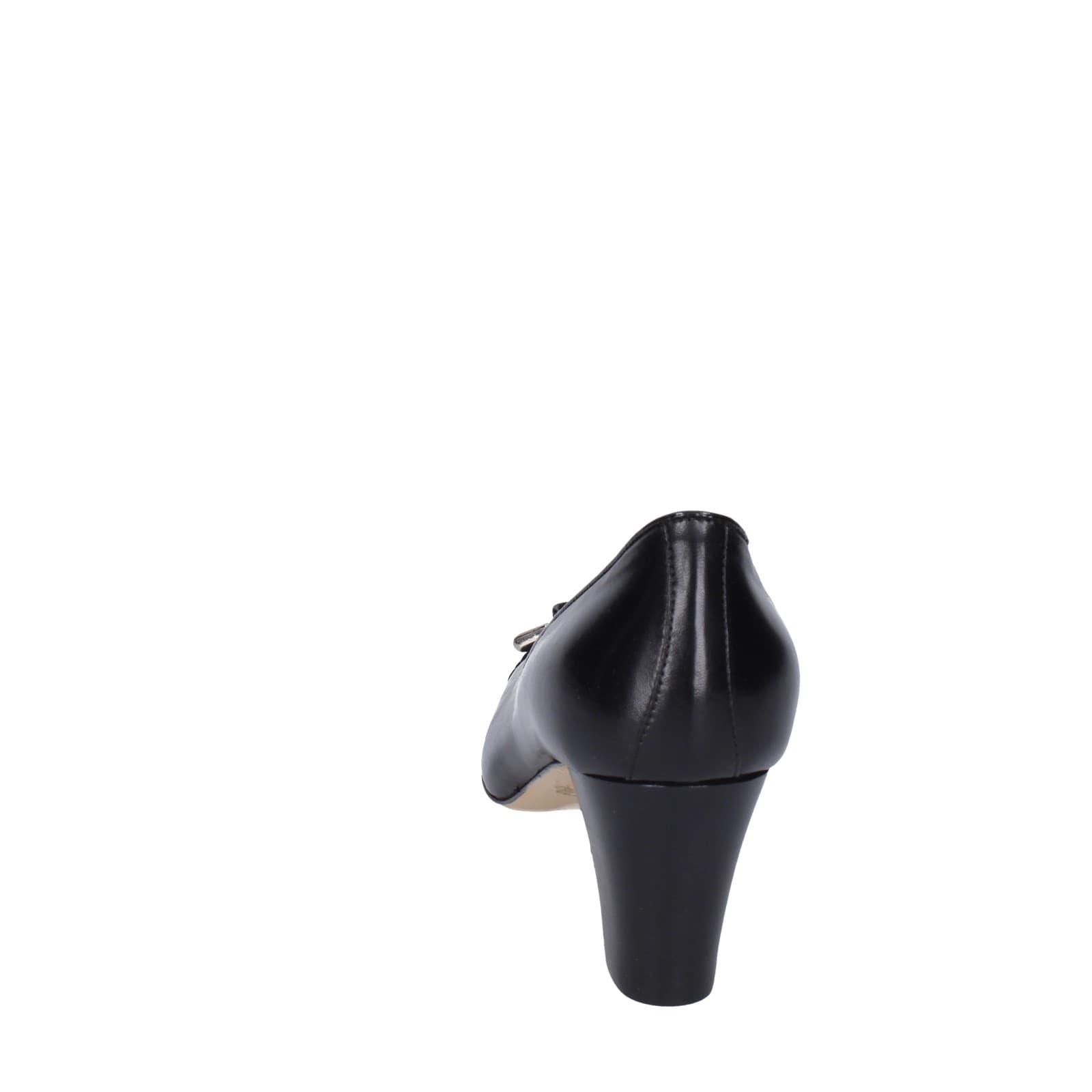 scarpe donna CONFORT decollete nero pelle EZ412 Promozione