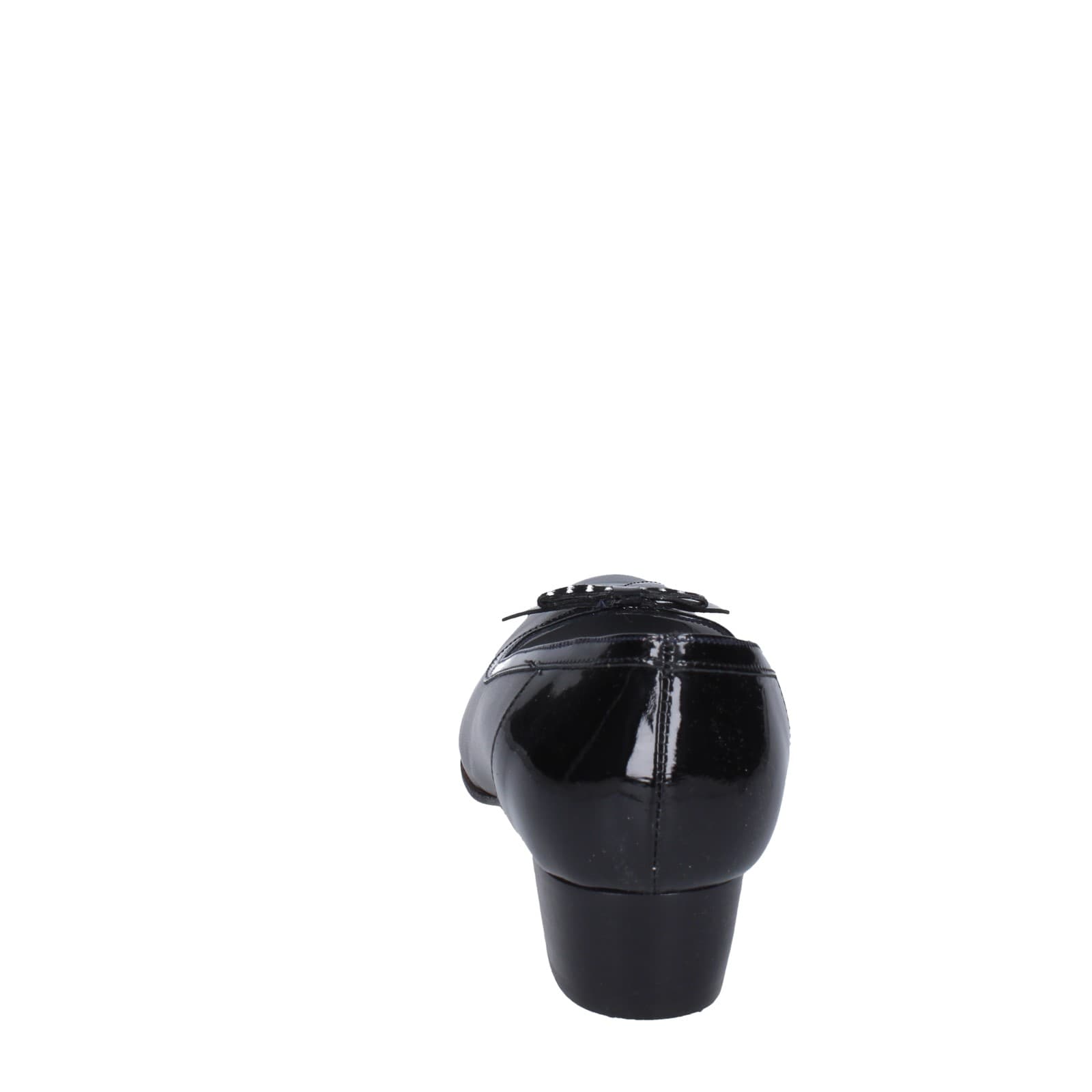 scarpe donna CONFORT decollete nero pelle vernice EZ398 Qualità Garantita