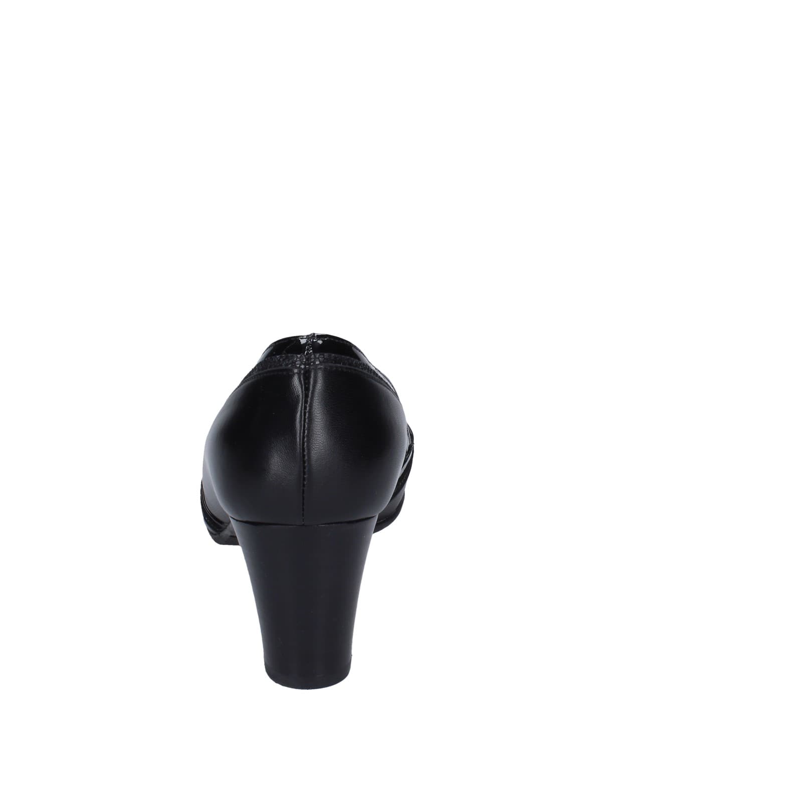 scarpe donna CONFORT decollete nero pelle vernice EZ332 Affare Del Giorno