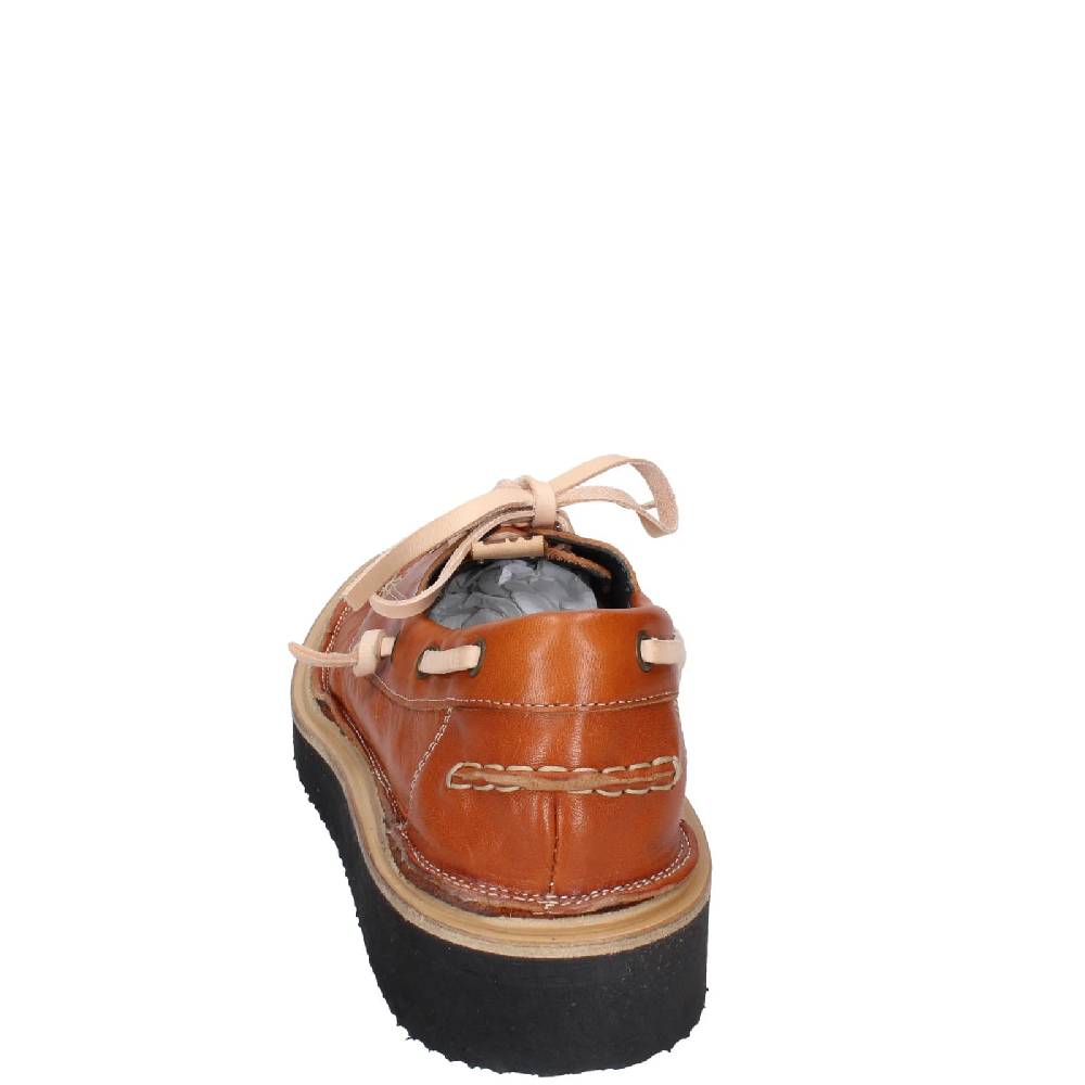 scarpe donna MOMA mocassini marrone pelle 80302A EY597 Prezzo Ridotto