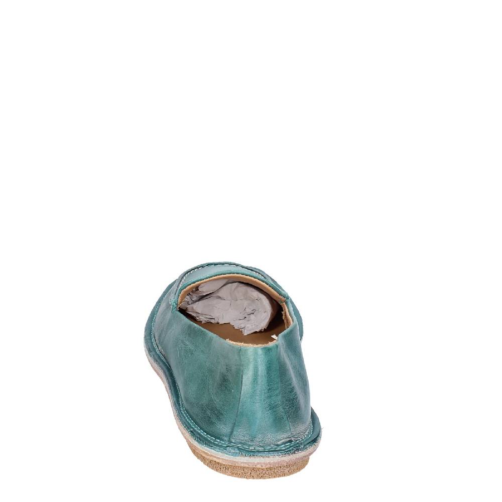 scarpe donna MOMA mocassini verde pelle 1ES473 EY625 Novità