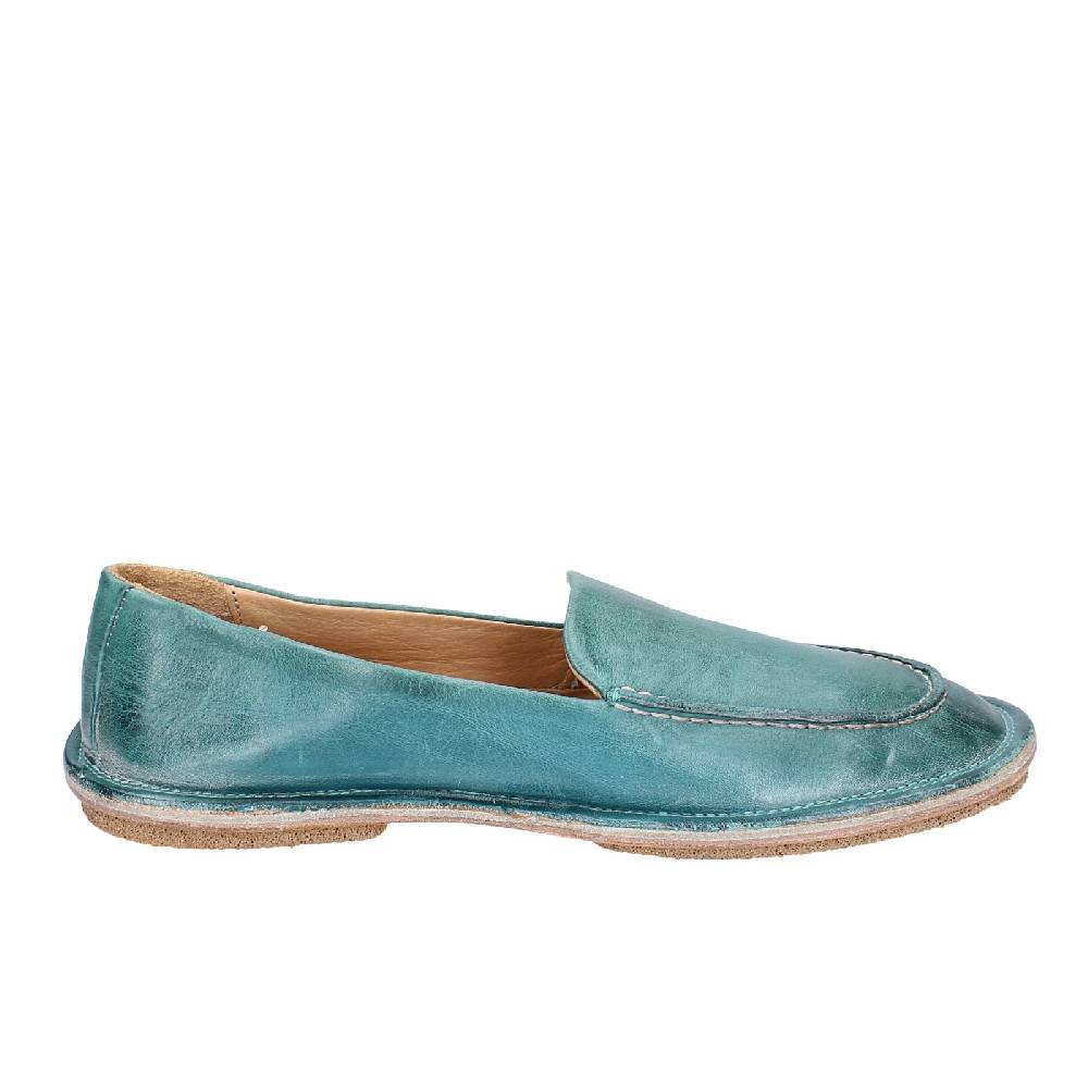 scarpe donna MOMA mocassini verde pelle 1ES473 EY625 Novità
