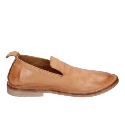 scarpe donna MOMA mocassini marrone pelle 1FS313-AF VINTAGE BD675 Sconto