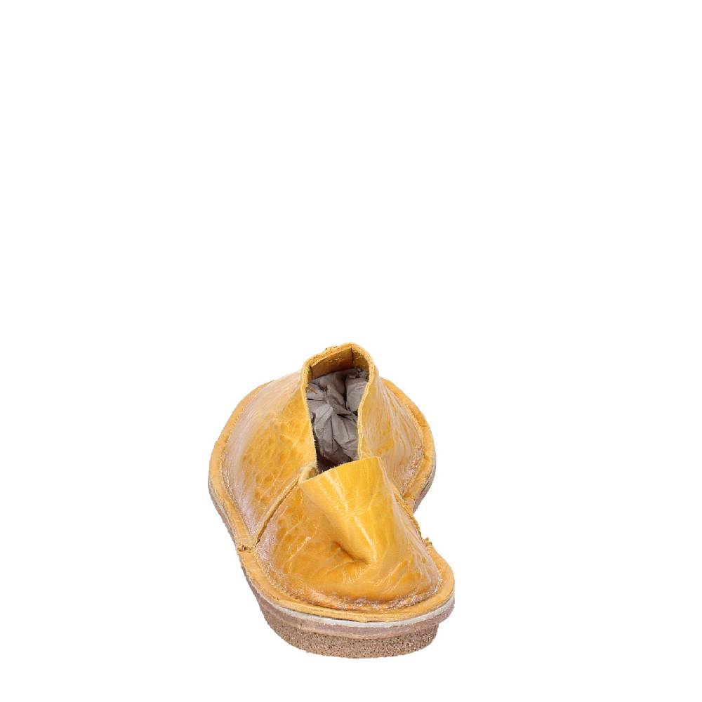 scarpe donna MOMA mocassini giallo pelle 1FS438 EY637 Offerta