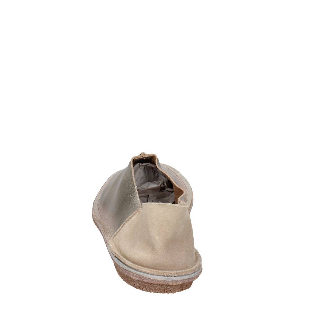 scarpe donna MOMA mocassini platino pelle 1FS438 EY636 Economico