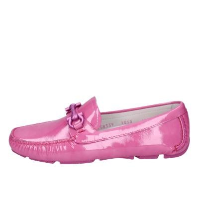 scarpe donna SALVATORE FERRAGAMO mocassini rosa vernice PARIGI BG23 Online