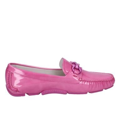 scarpe donna SALVATORE FERRAGAMO mocassini rosa vernice PARIGI BG23 Online