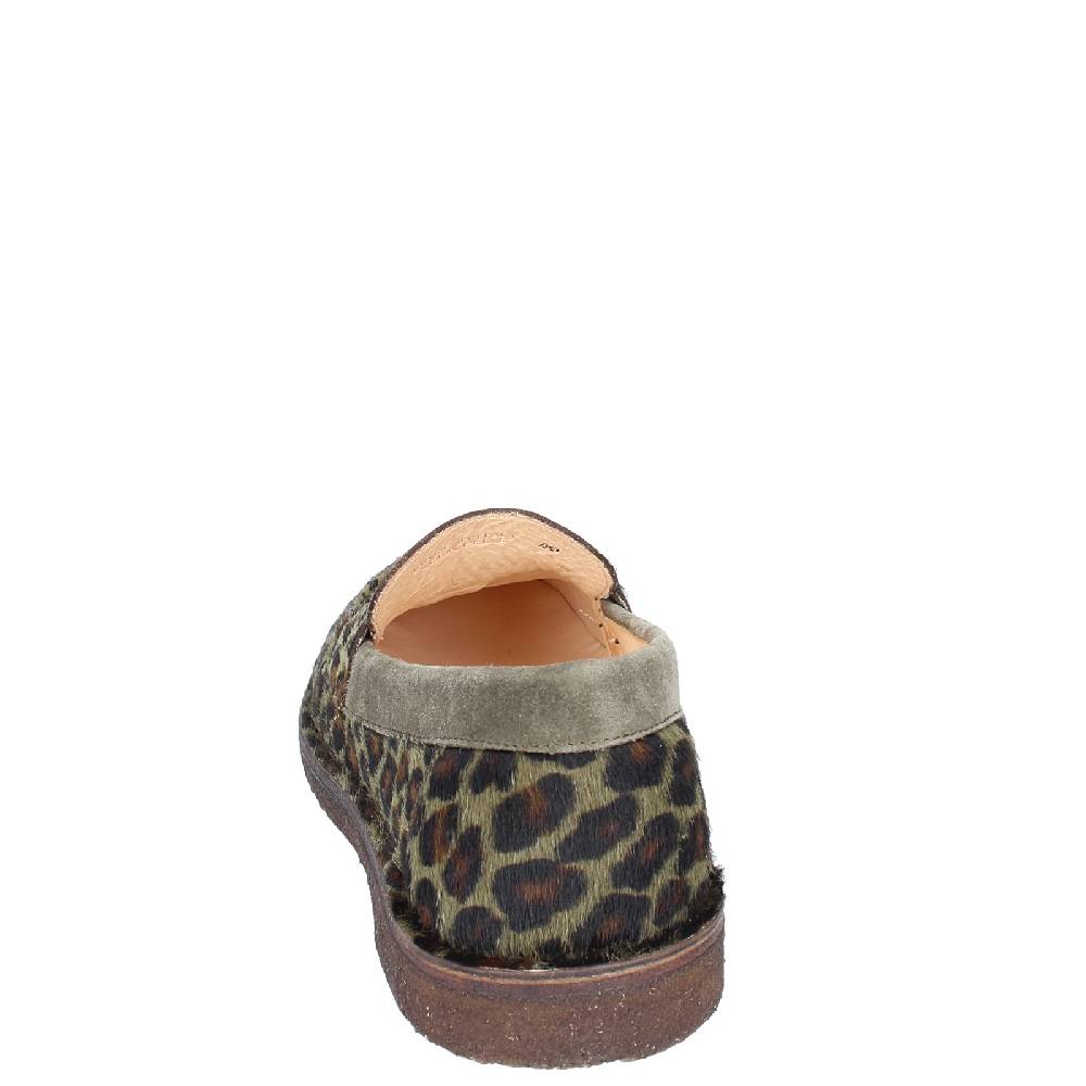 scarpe donna ASTORFLEX mocassini verde cavallino camoscio EY783 In Vendita